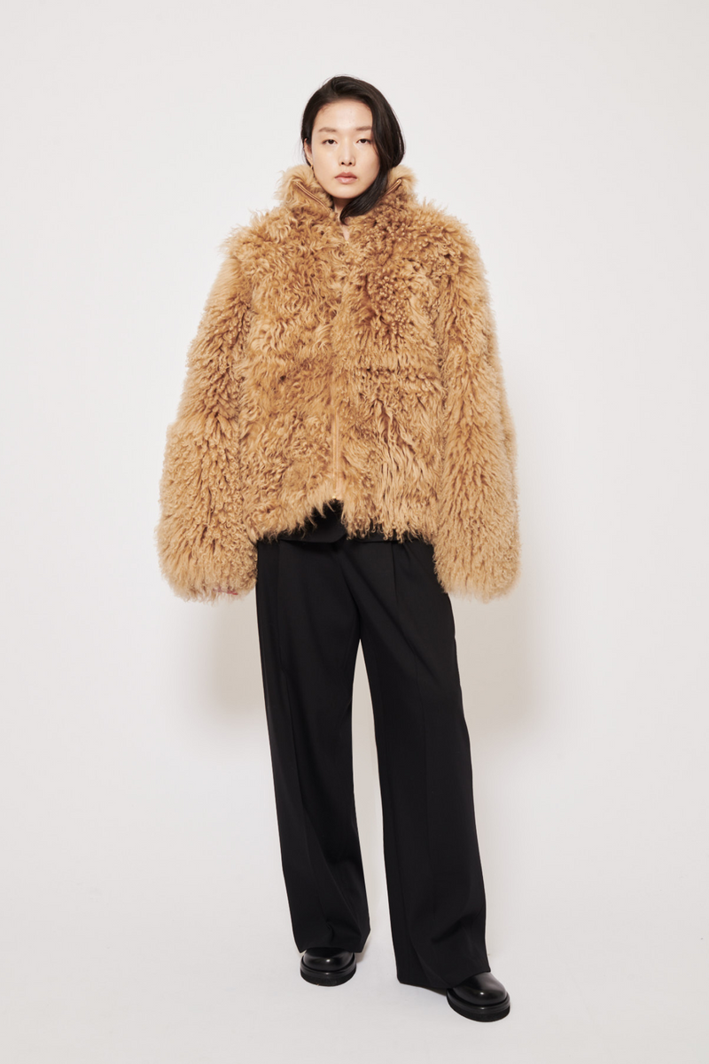 Fluffy shearling jacket – Teurn Studios