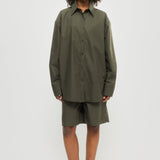 Relaxed-fit poplin shirt