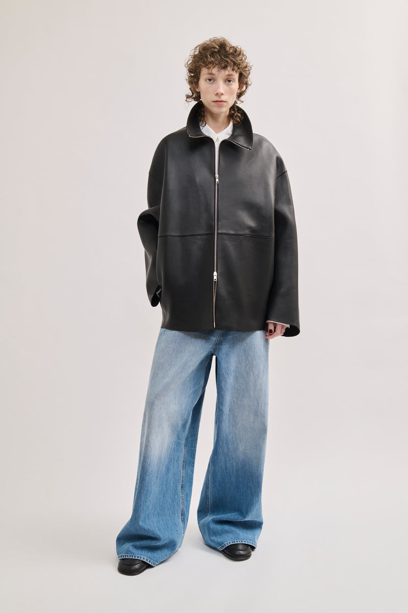 Doublé leather jacket – Teurn Studios