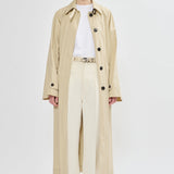 Twill 5-pocket trousers ecru