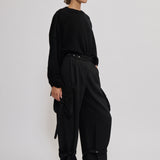 Gabardine rave trousers