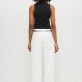 Boyfriend fit jeans white