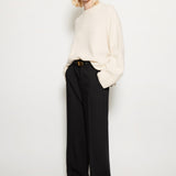 Straight-fit tailored trousers