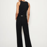 Flared tailored trousers