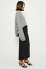 Tailored long skirt