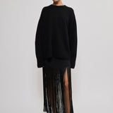 Mini fringes skirt