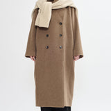 Oversized long coat mole