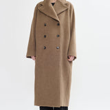 Oversized long coat mole