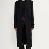 Long tailored wool coat