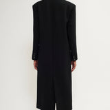 Long tailored wool coat