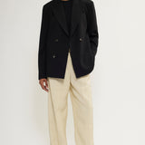 Tailored flat front trousers