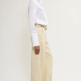 Tailcoat poplin shirt white
