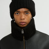 Mohair beanie black