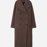 Oversized long coat mole