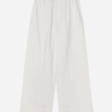 Fluid trousers with elastic waist