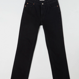 Straight long jeans black