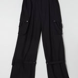 Gabardine rave trousers