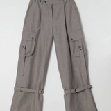 Linen rave trousers