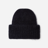 Mohair beanie navy melange