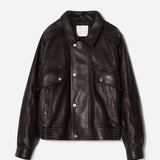 Taxi driver leather jacket