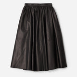 Full silhouette leather skirt | MTO